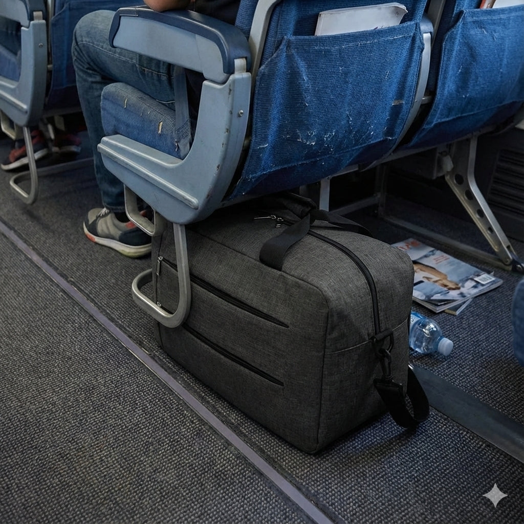Bolsos de mano para viajar en avión: prácticos, compactos y con estilo
