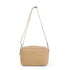 Bolso de bandolera con doble cremalleras Khaki Cora