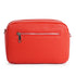 Bolso de bandolera con doble cremalleras Rojo Cora