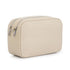 Bolso de bandolera con doble cremalleras Beige Cora