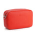 Bolso de bandolera con doble cremalleras Rojo Cora