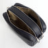 Bolso de bandolera con doble cremalleras Azul marino Cora