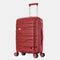 Maleta de cabina 55x38x22 cm (44L) Polipropileno - Candado Incrustado - 20 Pulgadas - Burdeos - Bass