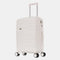 Maleta de cabina 55x38x22 cm (44L) Polipropileno - Candado Incrustado - 20 Pulgadas - Blanco - Bass