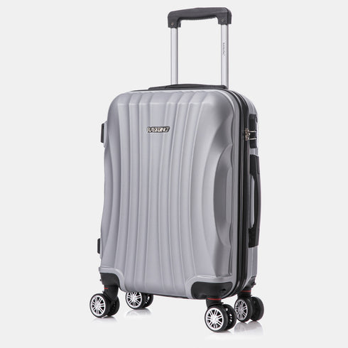 Raykong Maleta Cabina ABS 55x38x23cm 44L - 20 Pulgadas Plateada - Waves