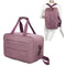 Raykong Bolsa de cabina convertible en mochila 40x20x25cm Ryanair 10kg equipaje de mano bolso de cabina Vueling morado