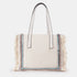Bolso shopper para mujer de lona étnica beige Indira