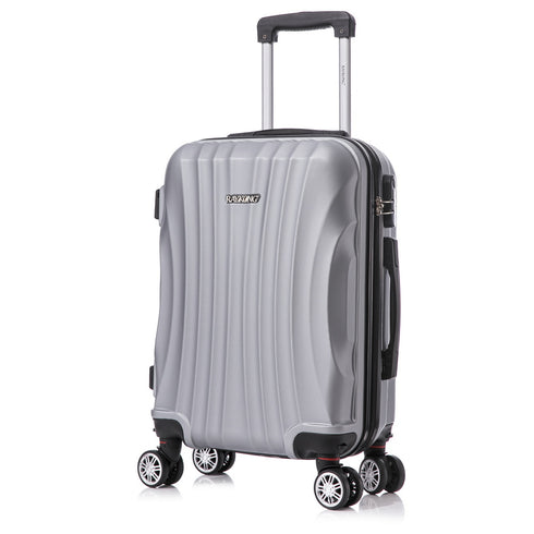 Raykong Maleta Cabina ABS 55x38x23cm 44L - 20 Pulgadas Plateada - Waves