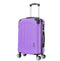 RAYKONG Maleta Mediana ABS 66x43x25cm | 71L | 24 Pulgadas | hasta 23kg semirígidas - Morado