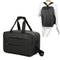 Raykong Bolsa de cabina convertible en mochila 40x20x25cm Ryanair 10kg equipaje de mano bolso de cabina Vueling negro