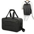 Raykong Bolsa de cabina convertible en mochila 40x20x25cm Ryanair 10kg equipaje de mano bolso de cabina Vueling negro