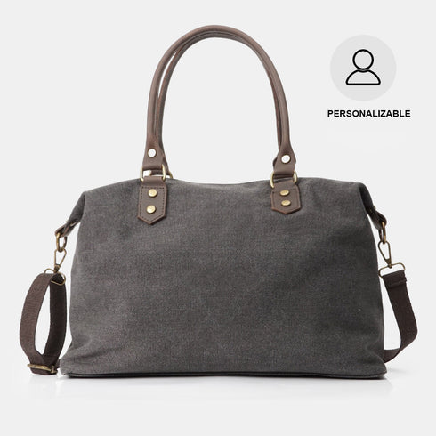 Bolso loneta para mujer | personalizable | Negro | Irene