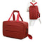 Raykong Bolsa de cabina convertible en mochila 40x20x25cm Ryanair 10kg equipaje de mano bolso de cabina Vueling rojo