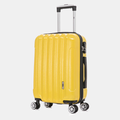 Maleta Cabina 55x39x21cm Policarbonato (45L) - 20 Pulgadas Amarillo - Seda