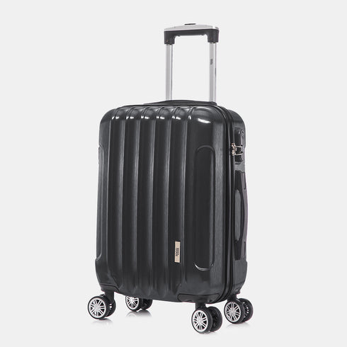 Maleta Cabina 55x39x21cm Policarbonato 45L - 20 Pulgadas Negro - Seda