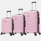 Raykong Juego de maletas 3 piezas | Maleta Cabina 55cm | Mediana Expansible 65cm | Grande Expansible 75cm - Watt (Rosa Claro)