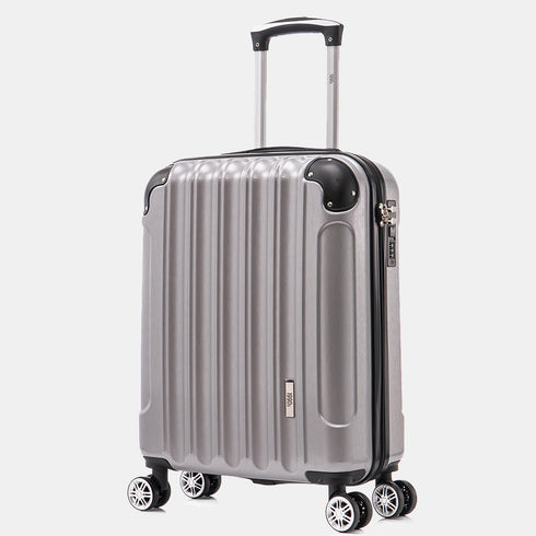 Maleta Cabina 55x40x20cm Policarbonato (44L) - 20 Pulgadas - Plateado