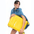 Maleta de cabina 55x38x22 cm (44L) Polipropileno - Candado Incrustado - 20 Pulgadas - Amarillo - Bass