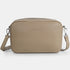 Bolso de bandolera con doble cremalleras Khaki Cora
