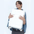 Maleta de cabina 55x38x22 cm (44L) Polipropileno - Candado Incrustado - 20 Pulgadas - Blanco - Bass