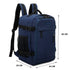 Raykong Mochila De Cabina Ryanair 40x20x25cm (20L) | Mochila De Viaje Impermeable Para Avión | Equipaje De Mano Resistente | Mochila Para Senderismo | Escolar | Trabajo - Azul Marino
