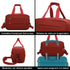 Raykong Bolsa de cabina convertible en mochila 40x20x25cm Ryanair 10kg equipaje de mano bolso de cabina Vueling rojo