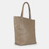 Bolso shopper para mujer de piel para personalizar khaki Amy
