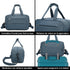 Raykong Bolsa de cabina convertible en mochila 40x20x25cm Ryanair 10kg equipaje de mano bolso de cabina Vueling azul marino