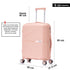 Maleta de cabina 55x39x21.5 cm (46L) Polipropileno - Candado Incrustado - 20 Pulgadas - Rosa Claro - Choco