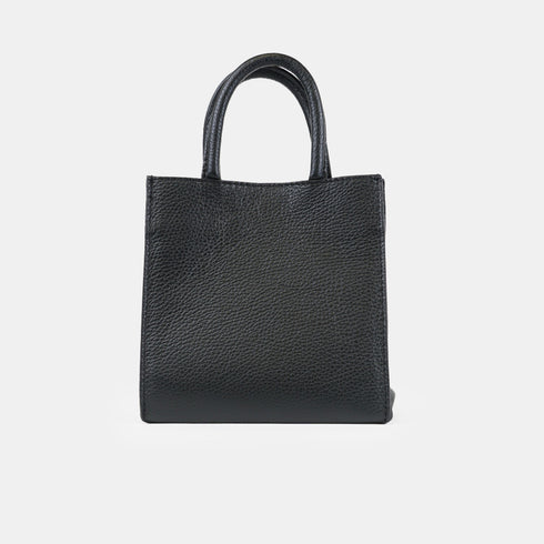 Bolso bandolera de piel pequeño mujer negro Carmen