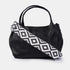 Bolso de mano de piel estilo saco para mujer negro Stefy
