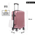 Maleta Cabina 55x39x21cm Policarbonato 45L - 20 Pulgadas RosaDorada - Seda