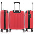 Raykong Maleta Cabina ABS 55x40x20cm (44L) Maxima aprovechamiento de espacio - 20 Pulgadas - Rojo