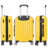 Maleta Cabina 55x39x21cm Policarbonato (45L) - 20 Pulgadas Amarillo - Seda