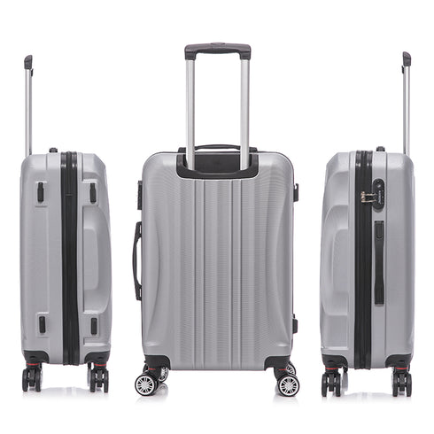 Raykong Maleta Cabina ABS 55x38x23cm 44L - 20 Pulgadas Plateada - Waves