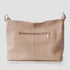 Bolso de hombro para mujer de piel con bandolera extensible nude Mara
