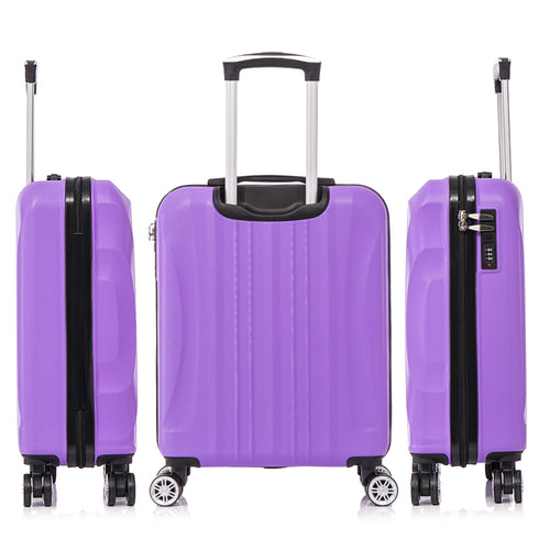 Raykong Maleta Cabina ABS 55x40x20cm (44L) - 20 Pulgadas Morada - Waves