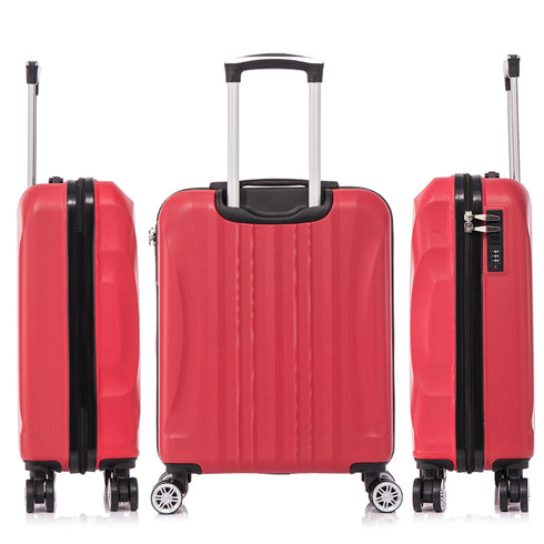 Raykong Maleta Cabina ABS 55x40x20cm (44L) - 20 Pulgadas Rojo - Waves