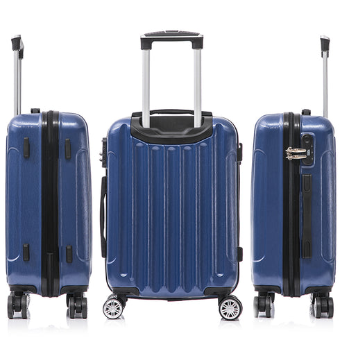 Maleta Cabina 55x39x21cm Policarbonato 45L - 20 Pulgadas AzulMarino - Seda