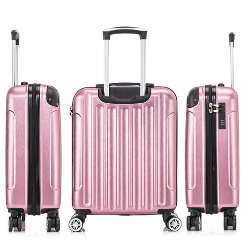 Maleta Cabina 55x40x20cm Policarbonato (44L) - 20 Pulgadas - RosaDorada