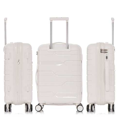 1990s Maleta Grande extensible 75cm - Bass (Blanco)