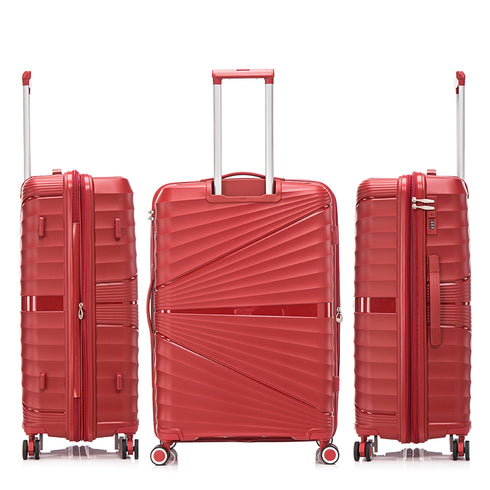 1990s Maleta Grande Extensible 75cm Choco Rojo