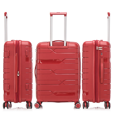 1990s Maleta Mediana extensible 65cm Bass Rojo