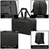 Raykong Bolsa de cabina convertible en mochila 40x20x25cm Ryanair 10kg equipaje de mano bolso de cabina Vueling negro