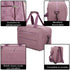 Raykong Bolsa de cabina convertible en mochila 40x20x25cm Ryanair 10kg equipaje de mano bolso de cabina Vueling morado
