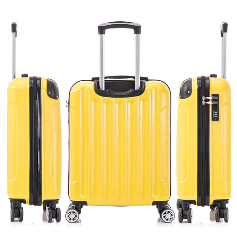 Maleta Cabina 55x40x20cm Policarbonato (44L) - 20 Pulgadas - Amarillo