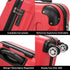 Raykong Maleta Cabina ABS 55x40x20cm (44L) Maxima aprovechamiento de espacio - 20 Pulgadas - Rojo