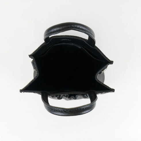 Bolso bandolera de piel pequeño mujer negro Carmen