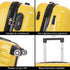 Maleta Cabina 55x39x21cm Policarbonato (45L) - 20 Pulgadas Amarillo - Seda