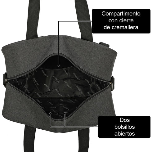 Raykong Bolsa de cabina convertible en mochila 40x20x25cm Ryanair 10kg equipaje de mano bolso de cabina Vueling negro